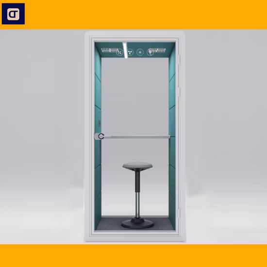 Indoor 4 Seat Modular Working Pod Noise Reduce Work Soundproof Booth Large Meeting Office Pod