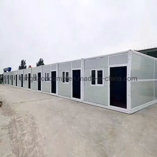 4 Min Prefabricated/Prefab Flat Pack Tiny Portable Mobile Garden Ready Made Wooden Foldable Folding Container Cabin/Office/House