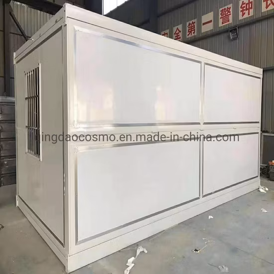 4 Min Prefabricated/Prefab Flat Pack Tiny Portable Mobile Garden Ready Made Wooden Foldable Folding Container Cabin/Office/House
